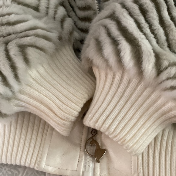 Baby Phat Vintage jacket silver and cream. Size L juniors / S women’s - Picture 7 of 9